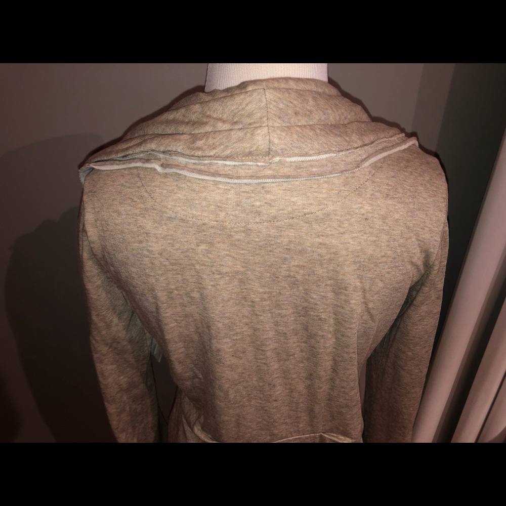 Tan Mystree Jacket With Shawl Collar, Size Small - image 6